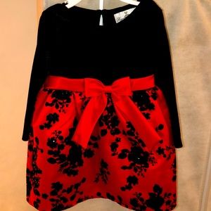 2 piece Rare Editions Dress and diaper cover